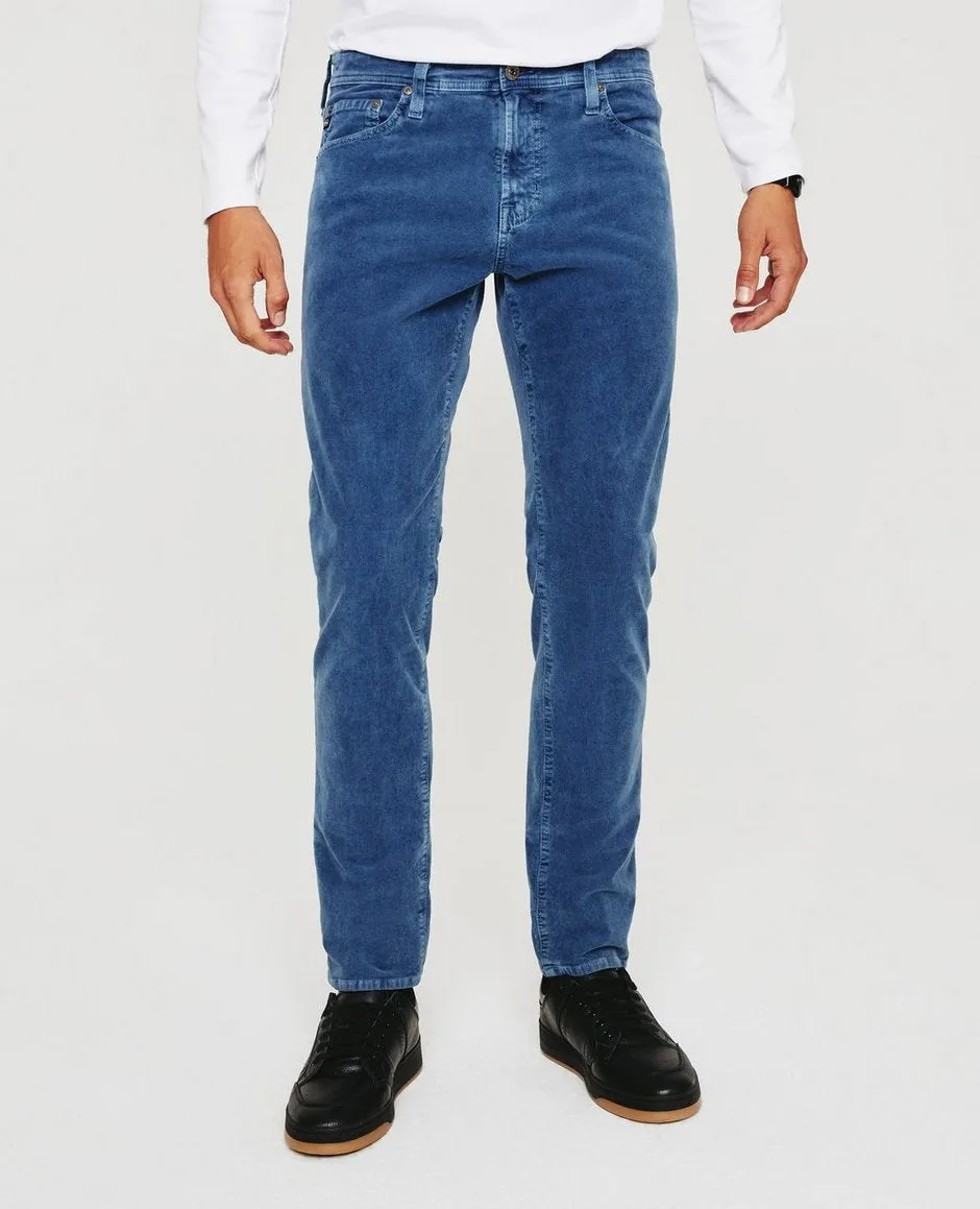 AG Men's Cord Jean in Sulfur Thousand Seas