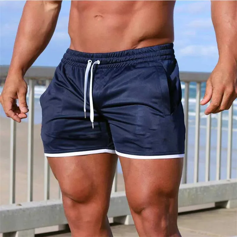 Aidase Summer Running Shorts Men Breathable Casual Sport Jogging Fitness Shorts Quick Dry Beach Male Short Pants