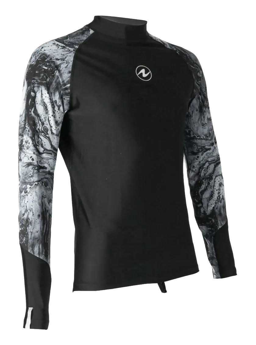 Aqua Lung Men's Long Sleeve Aqua Rash Guard