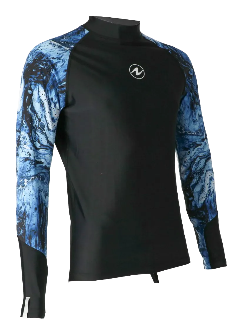 Aqua Lung Men's Long Sleeve Aqua Rash Guard