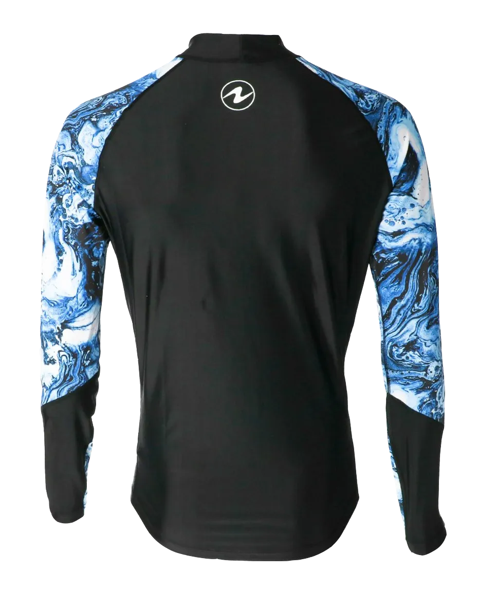 Aqua Lung Men's Long Sleeve Aqua Rash Guard