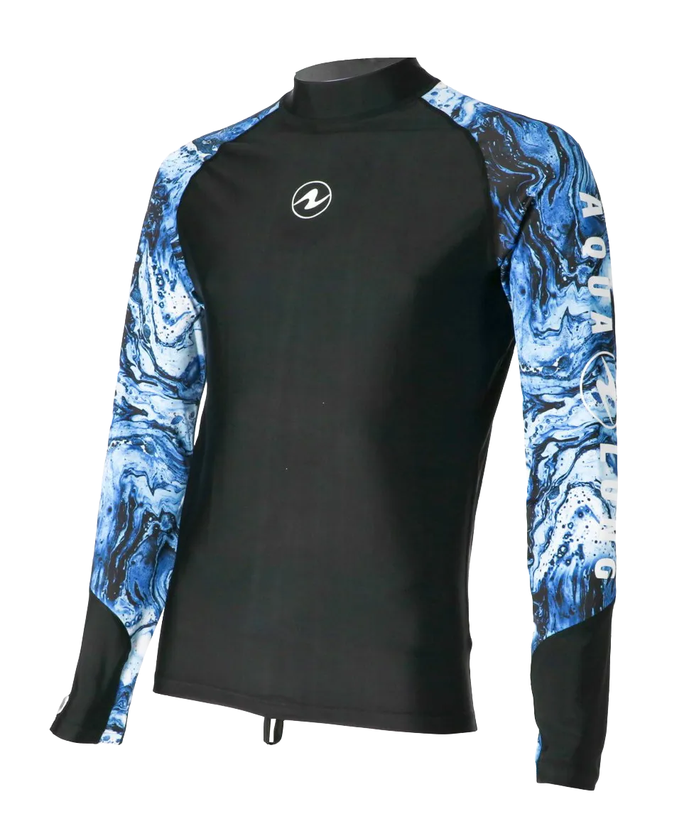 Aqua Lung Men's Long Sleeve Aqua Rash Guard