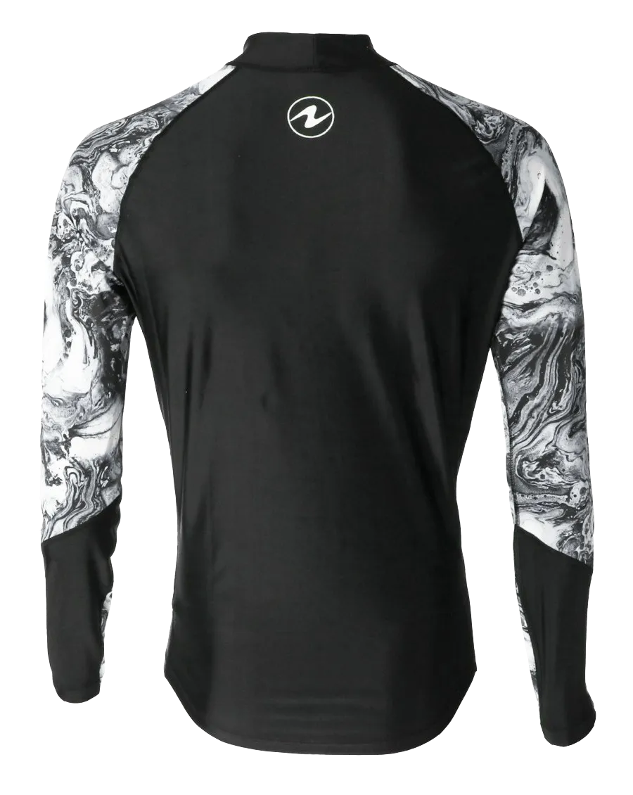 Aqua Lung Men's Long Sleeve Aqua Rash Guard