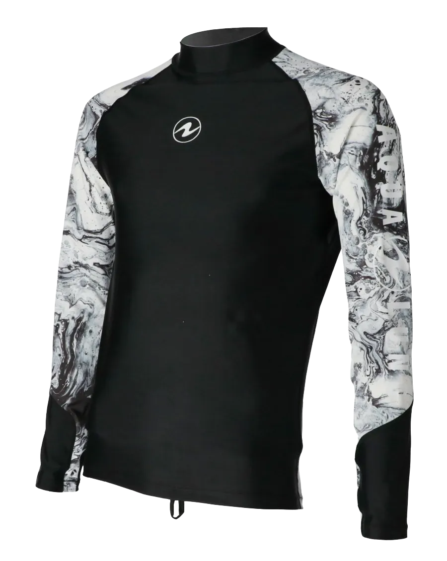 Aqua Lung Men's Long Sleeve Aqua Rash Guard