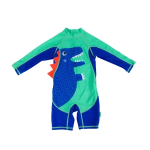 Baby   Toddler UPF50  Rashguard One Piece Swimsuit - Dino