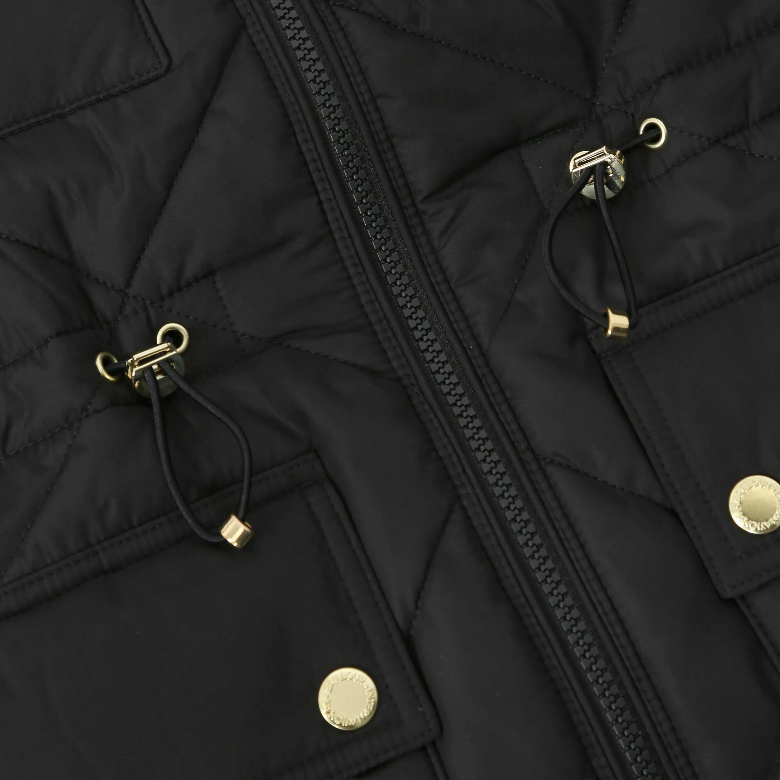 Barbour Jemison Ladies Quilted Jacket in Black