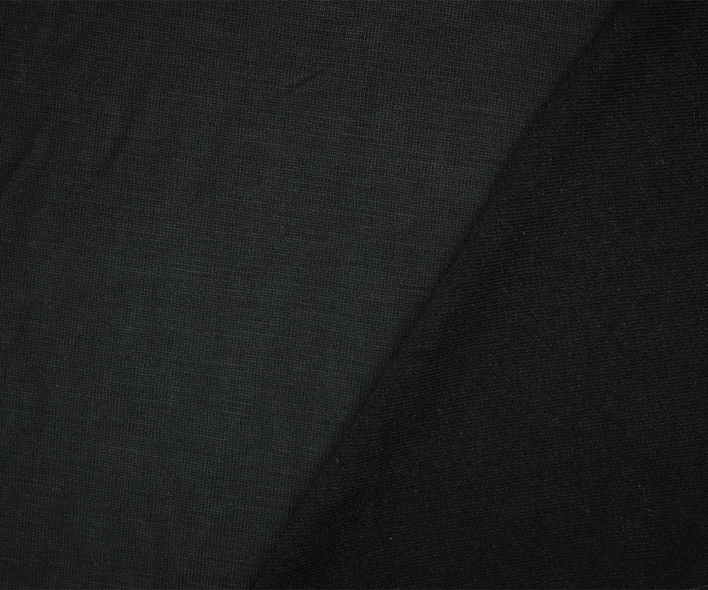 Black Washed Modal Poly Stretch Spandex Tissue Jersey Knit Fabric