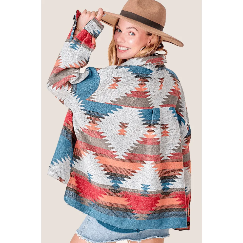 Boho aztec jacket