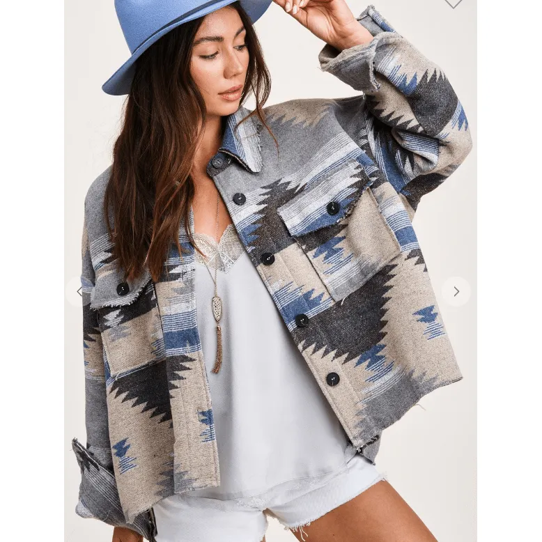 Boho aztec jacket