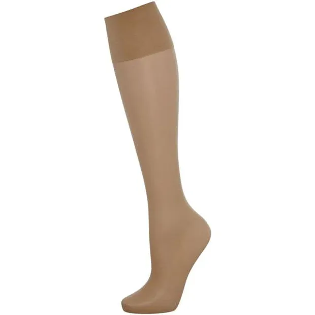 Charnos 15 denier sheer knee highs, 2 pair pack