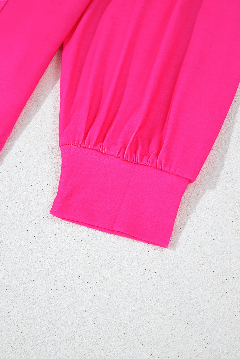 Compare and Contrast Top (pink/green)