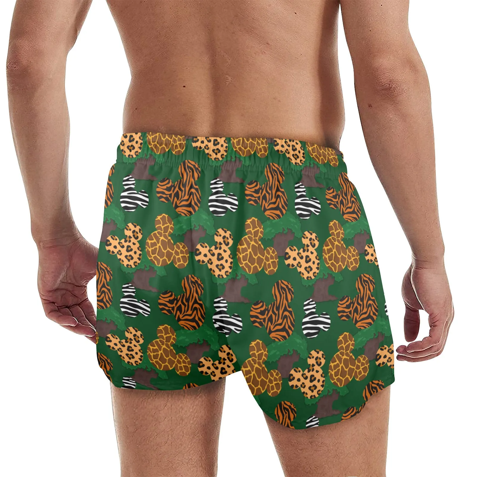 Disney Animal Prints Men's Quick Dry Athletic Shorts