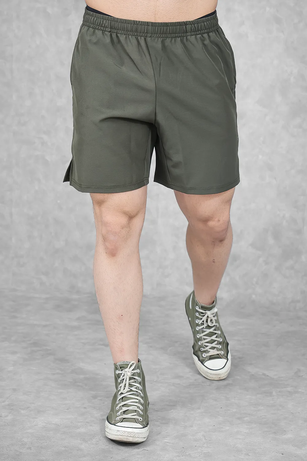 Dry-Fit Woven shorts- Olive