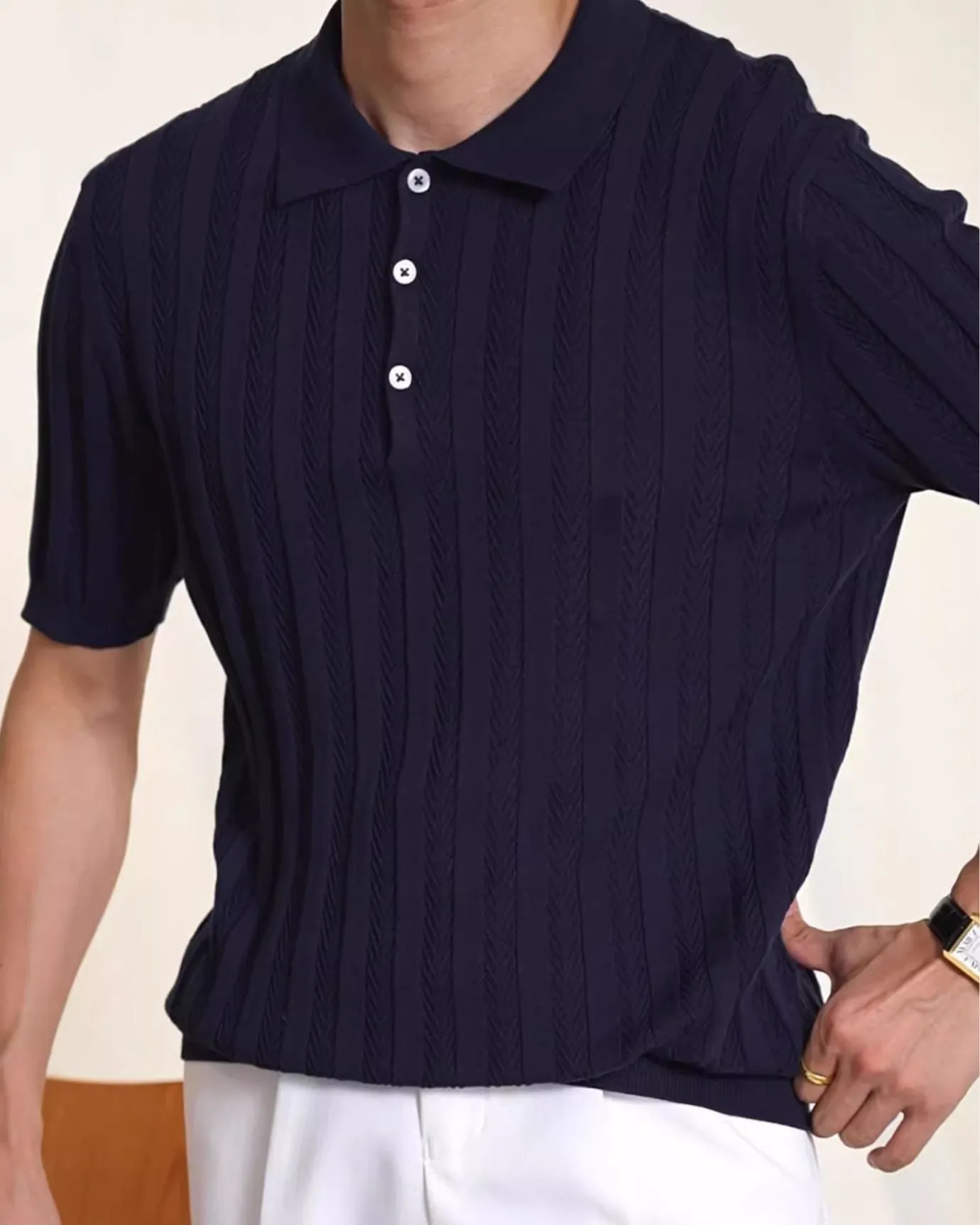 Fine Line Polo Lyocell