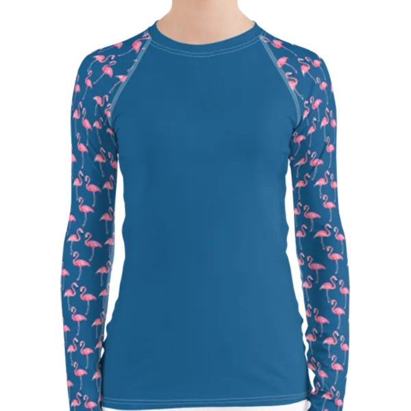 Flamingo Women's Rash Guard