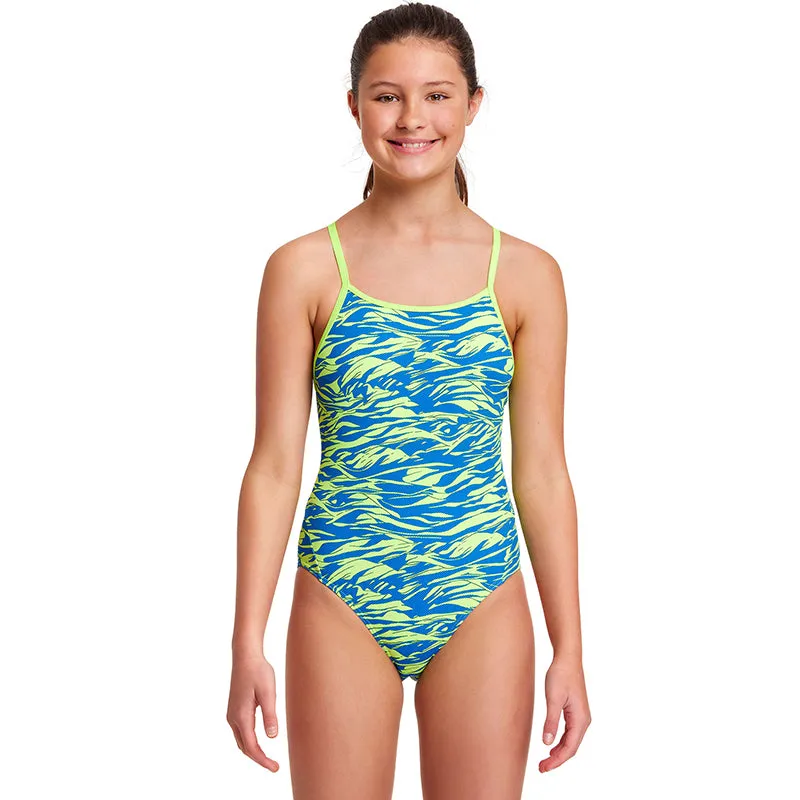 Funkita - Blizzard Blitz - Girls Diamond Back One Piece