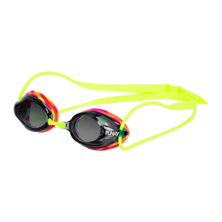 Funky Training Machine Swim Goggle-Summer Punch Mirrored