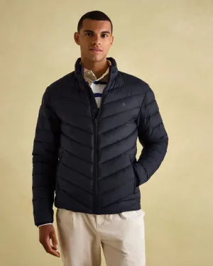 Garrett Navy Showerproof Padded Jacket