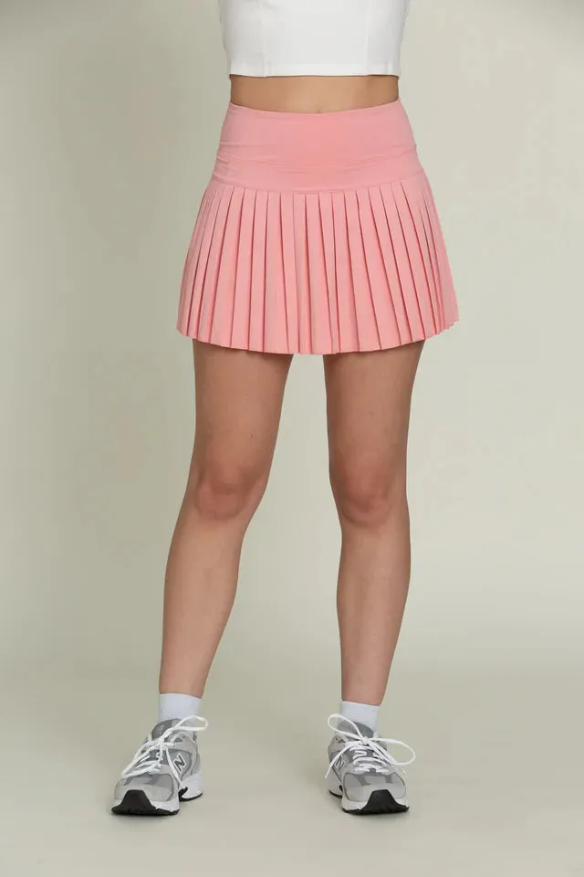 Gold Hinge 15" Pleated Tennis Skirt