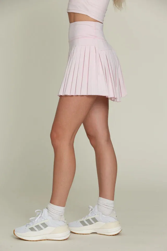 Gold Hinge 15" Pleated Tennis Skirt