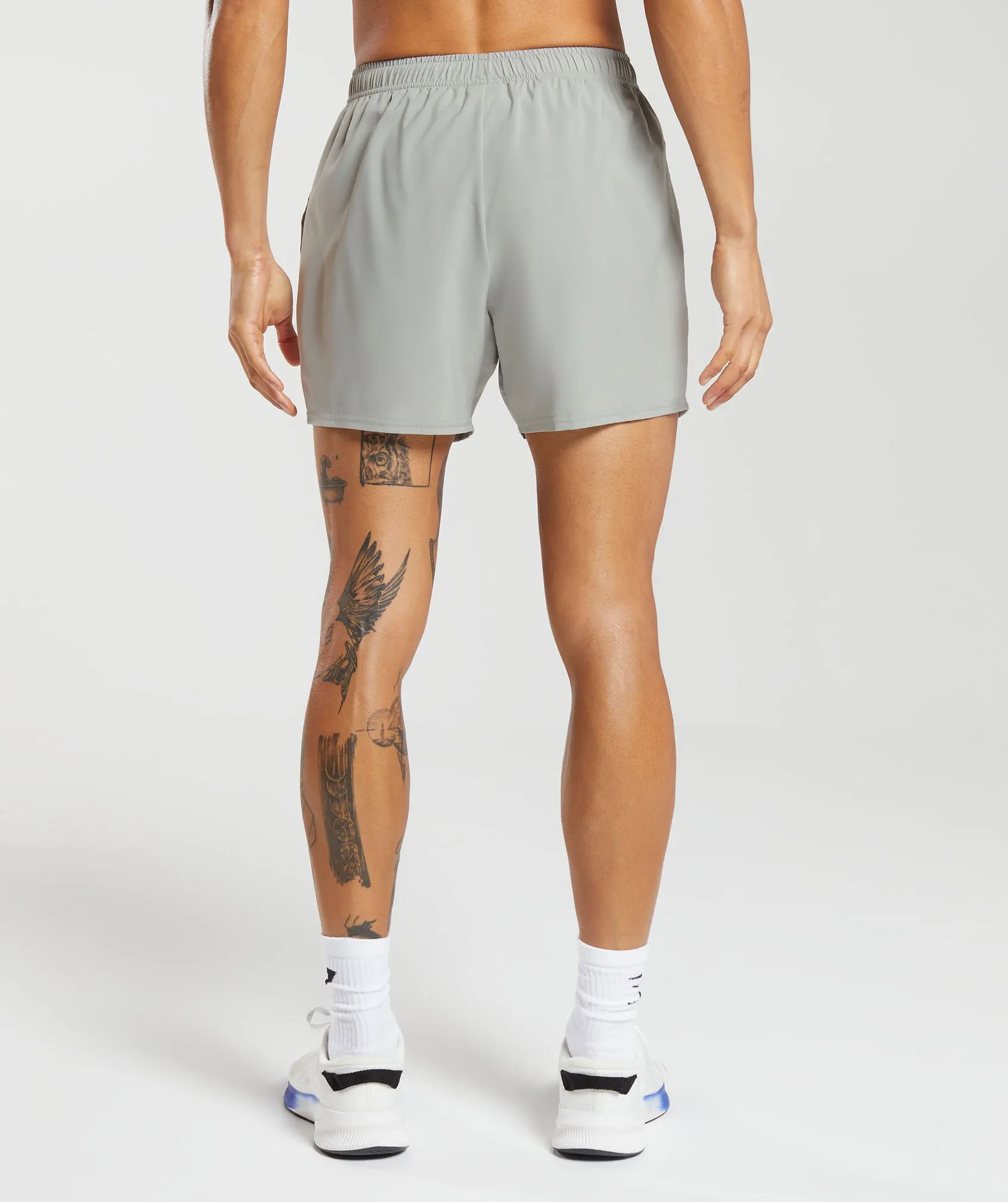 Gymshark Arrival 5" Shorts - Stone Grey