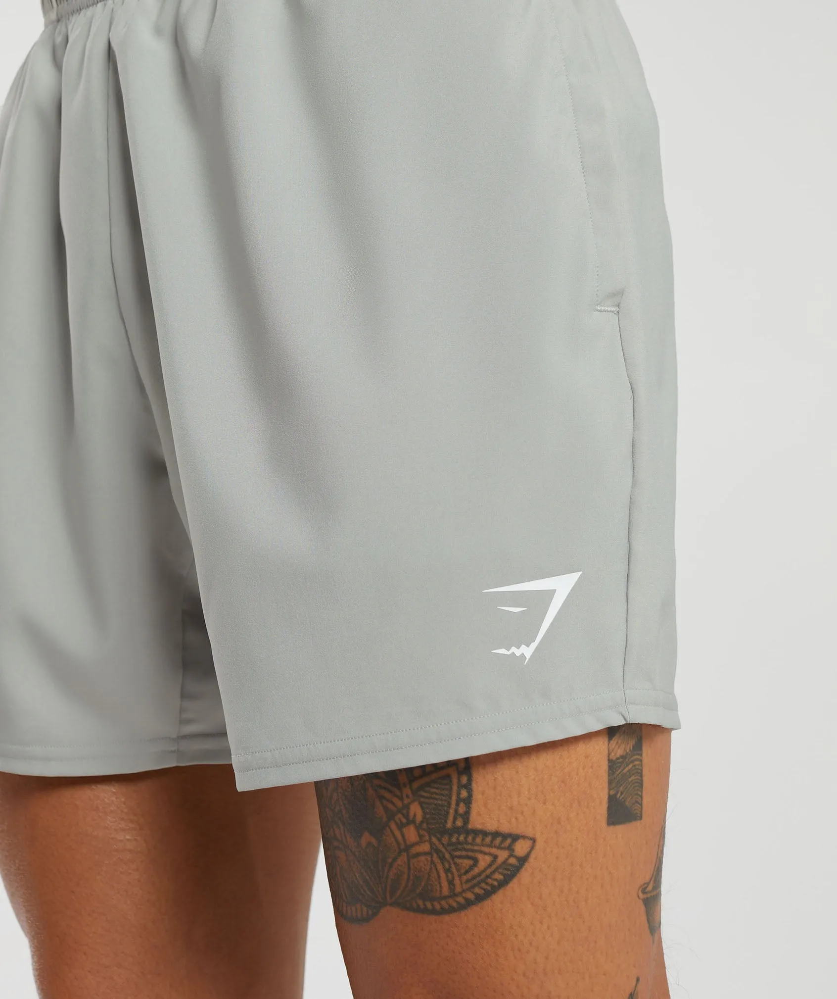 Gymshark Arrival 5" Shorts - Stone Grey