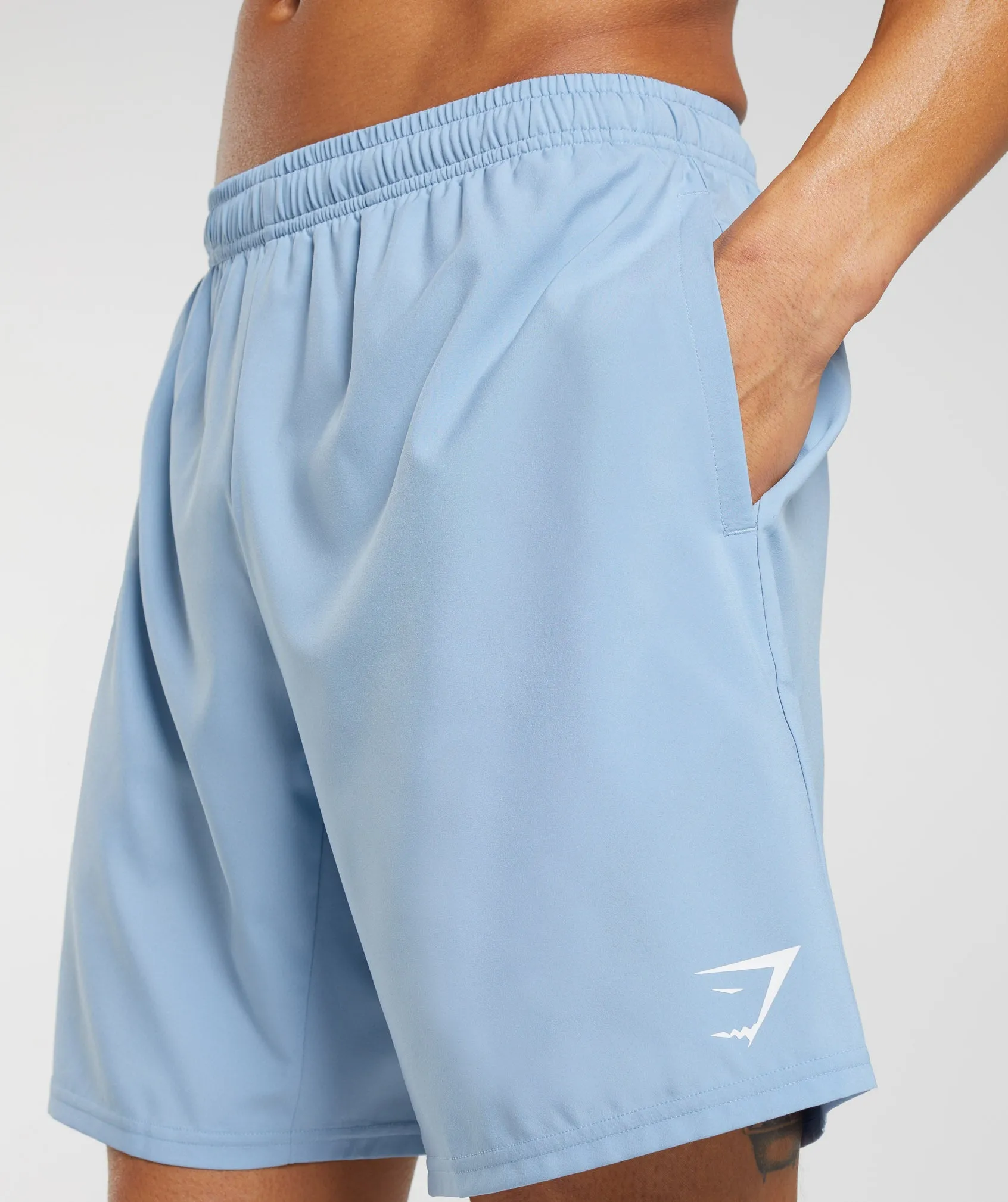 Gymshark Arrival 7" Shorts - Ozone Blue