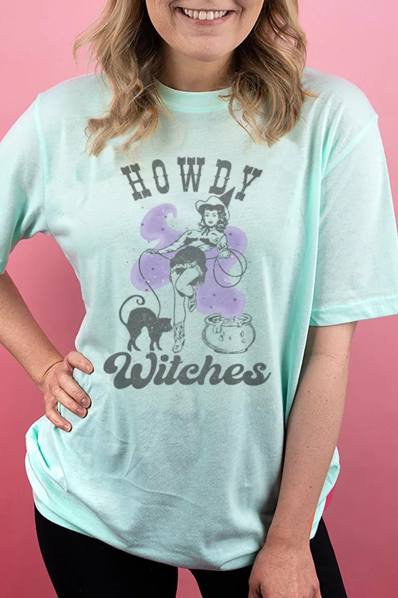 Howdy Witches Adult Soft-Tek Blend T-Shirt