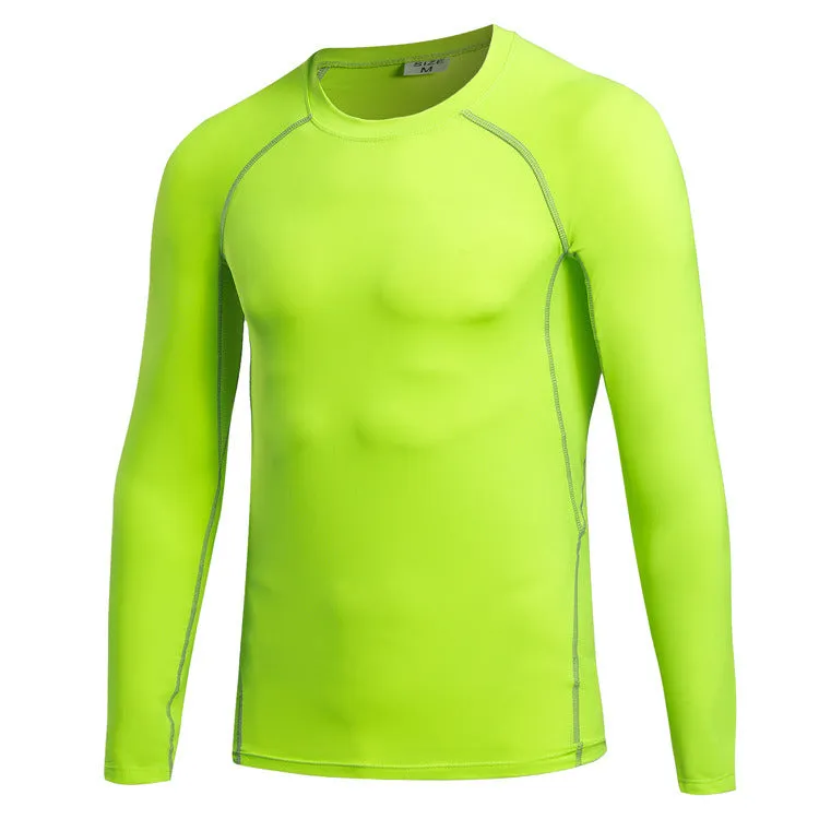 Men's Athletic Long Sleeve Compression Shirts Cool Dry Sport Workout Underwear Shirt,Athletic Base Layer Top