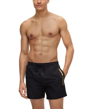 Men's Hugo Boss Metal Logo Quick Dry Swim Shorts