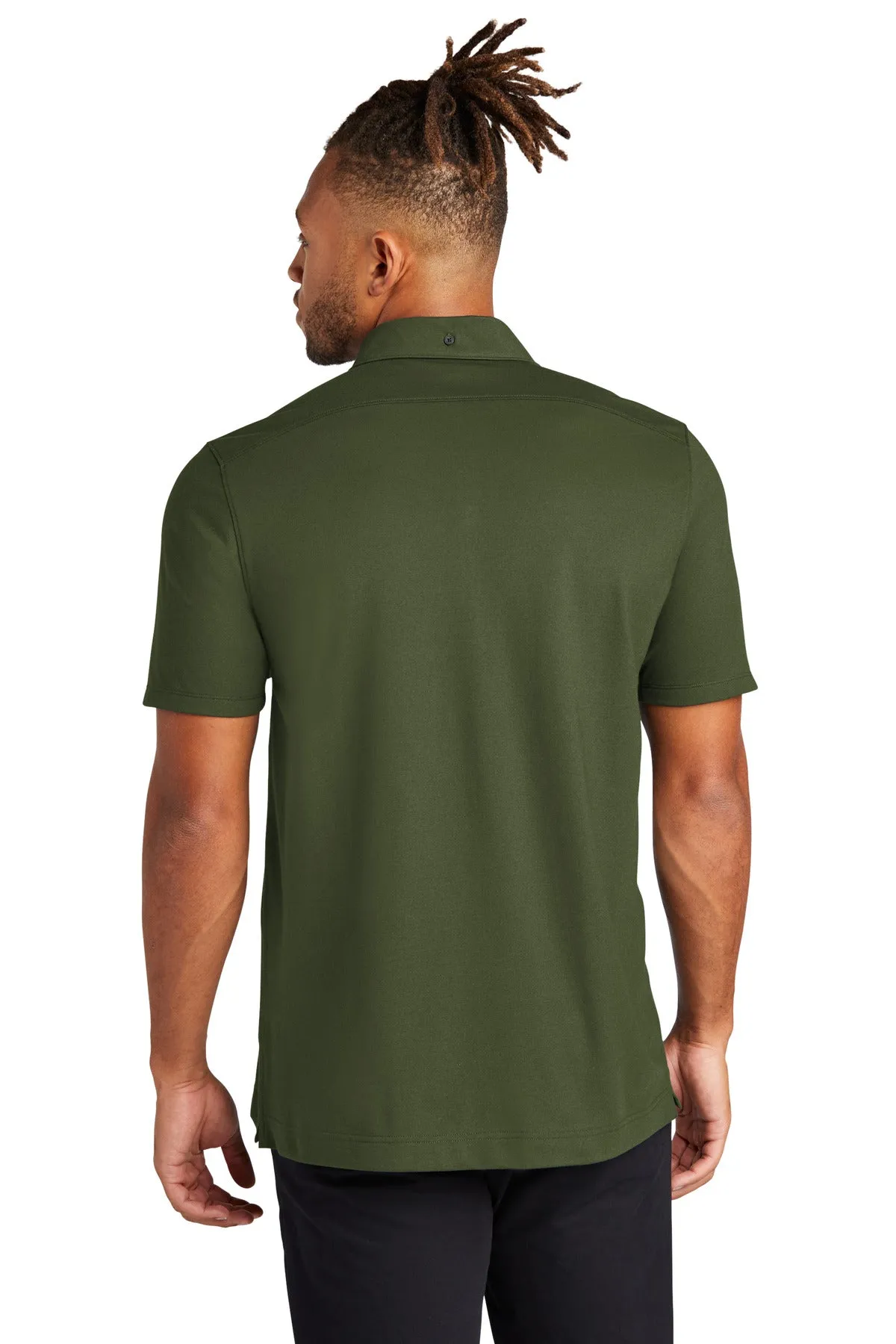 Mercer Mettle™ Stretch Pique Full-Button Polo MM1006