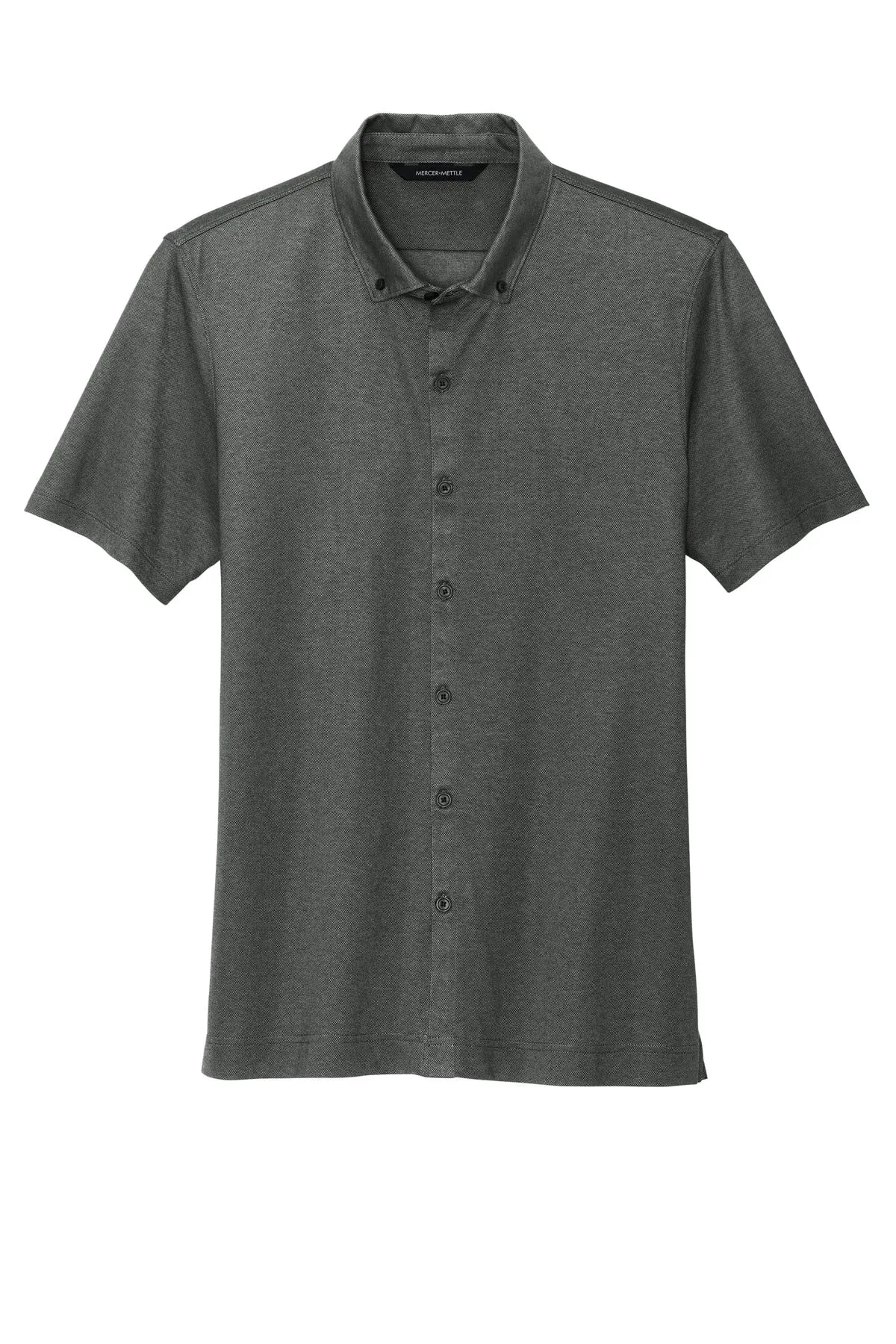 Mercer Mettle™ Stretch Pique Full-Button Polo MM1006