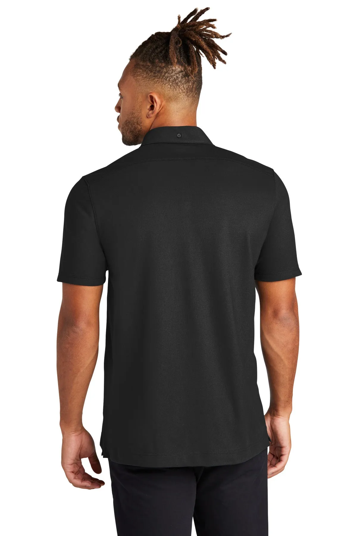 Mercer Mettle™ Stretch Pique Full-Button Polo MM1006