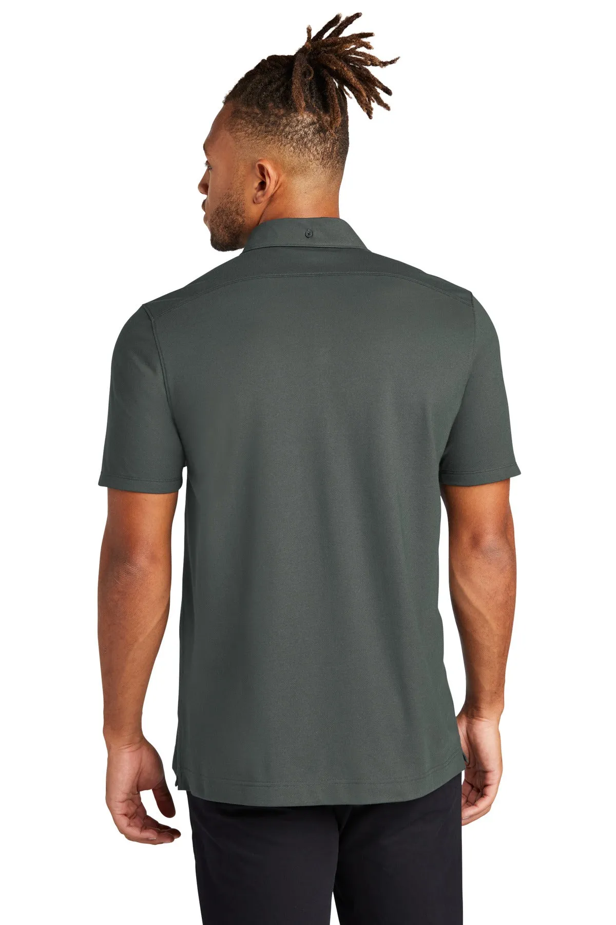 Mercer Mettle™ Stretch Pique Full-Button Polo MM1006