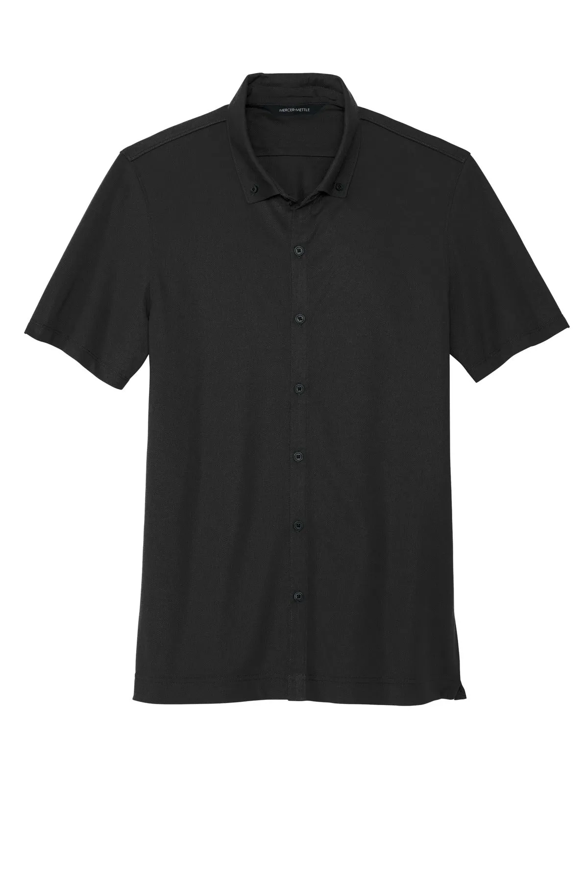 Mercer Mettle™ Stretch Pique Full-Button Polo MM1006