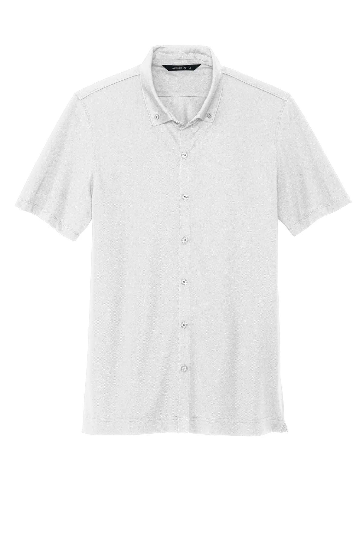 Mercer Mettle™ Stretch Pique Full-Button Polo MM1006