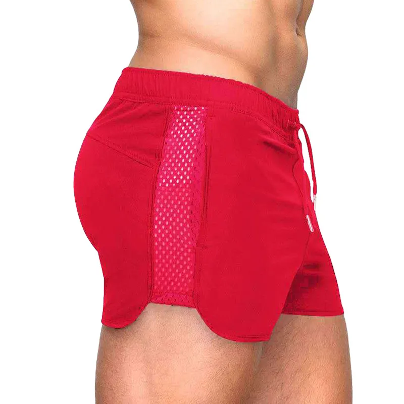 MESH SPLICING QUICKDRY 5'' INSEAM RUNNING SHORTS