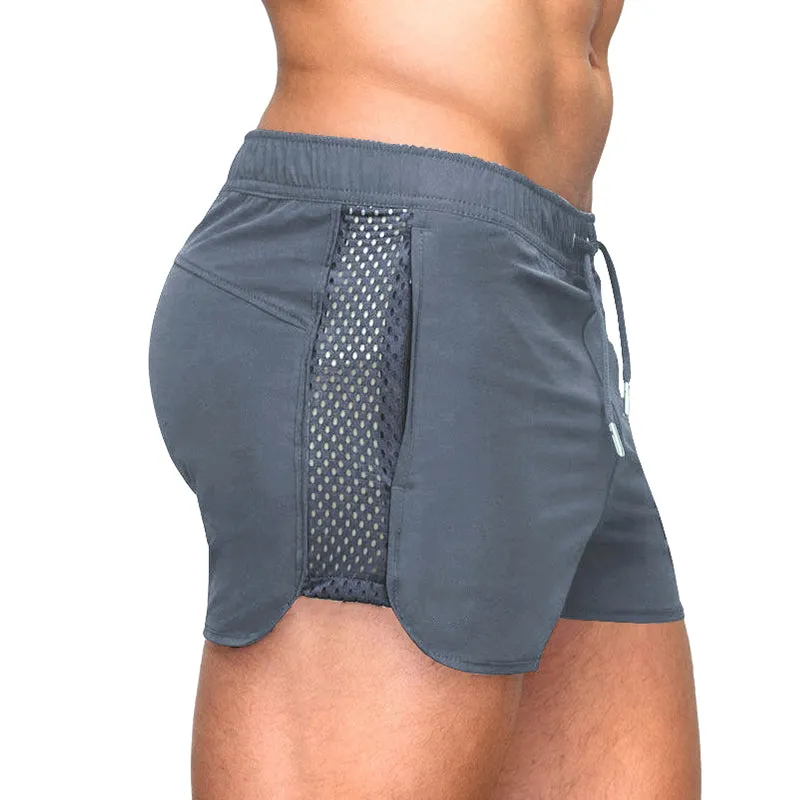 MESH SPLICING QUICKDRY 5'' INSEAM RUNNING SHORTS