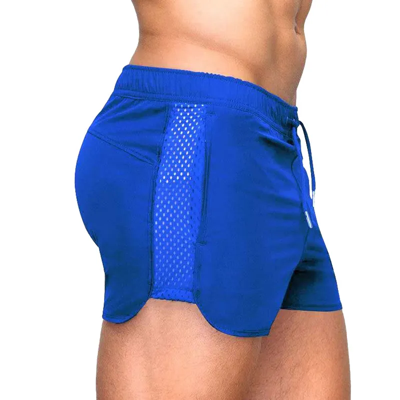 MESH SPLICING QUICKDRY 5'' INSEAM RUNNING SHORTS