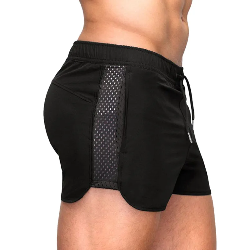 MESH SPLICING QUICKDRY 5'' INSEAM RUNNING SHORTS