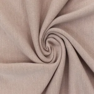 Muted Pink Famous Maker Solid Washed Stretch Slub Jersey Knit Fabric