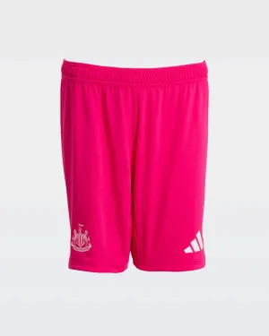 Newcastle United adidas Kids' Pink 24/25 Goalkeeper Shorts