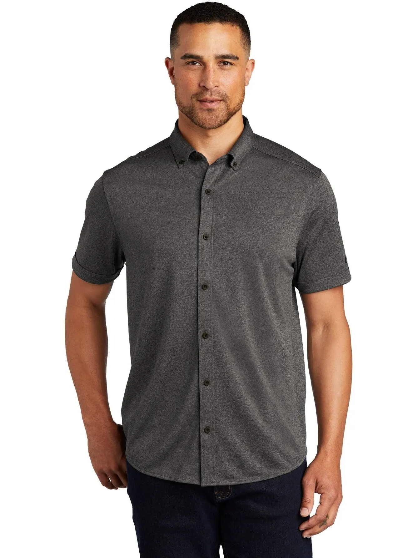 OGIO Gravitate Full-Button Polo