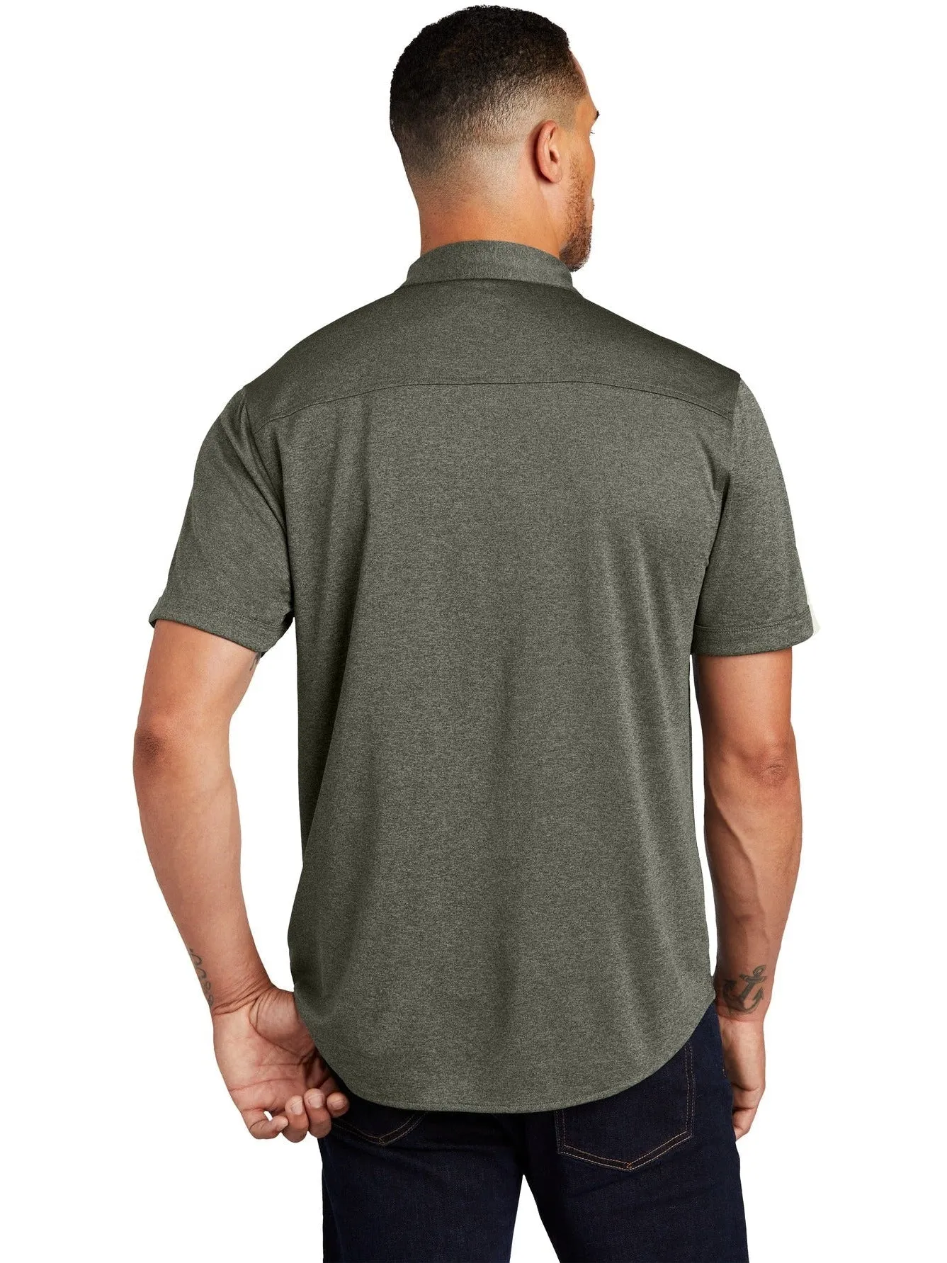 OGIO Gravitate Full-Button Polo