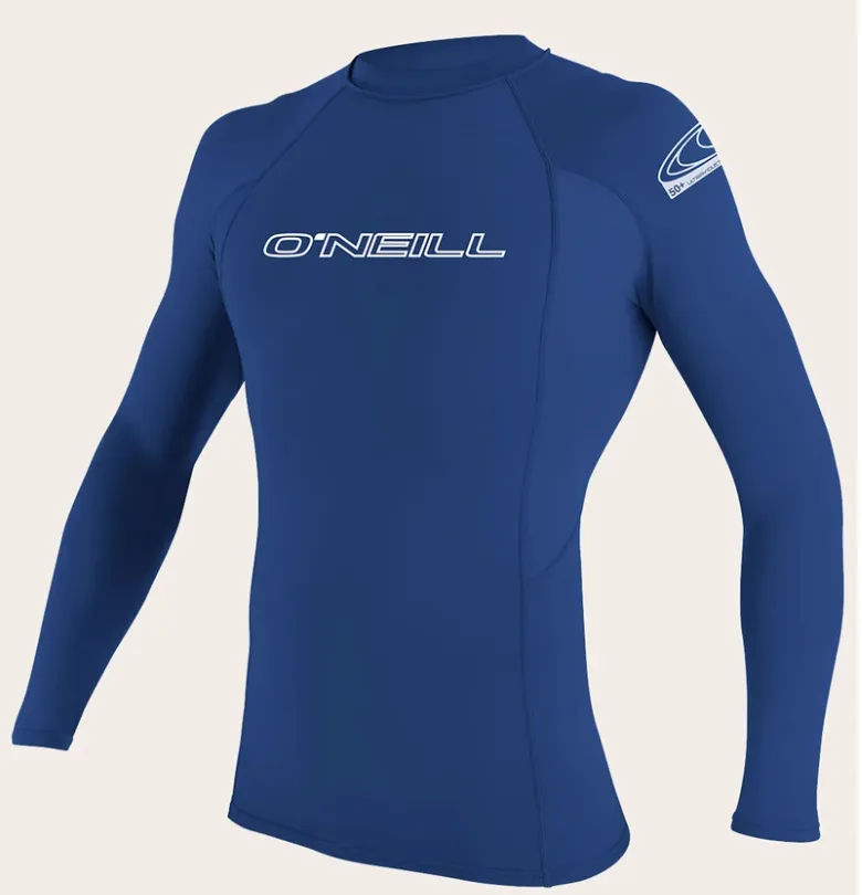 O'neill Basic UPF 50  L/S Rash Guard Pacific