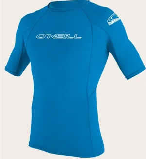 O'neill Youth Basic UPF 50  S/S Rash Guard Pacific