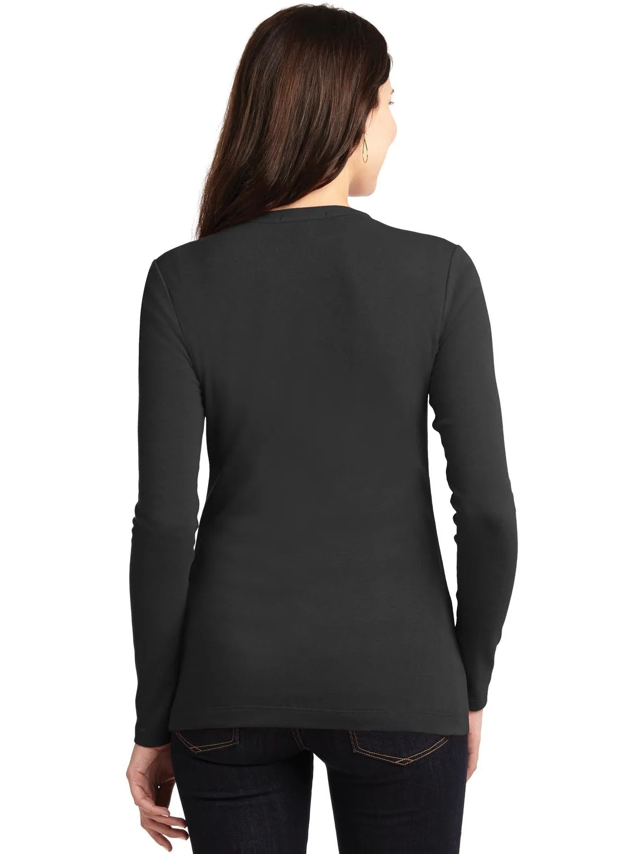 OUTLET-Port Authority Ladies Concept Stretch Button-Front Cardigan