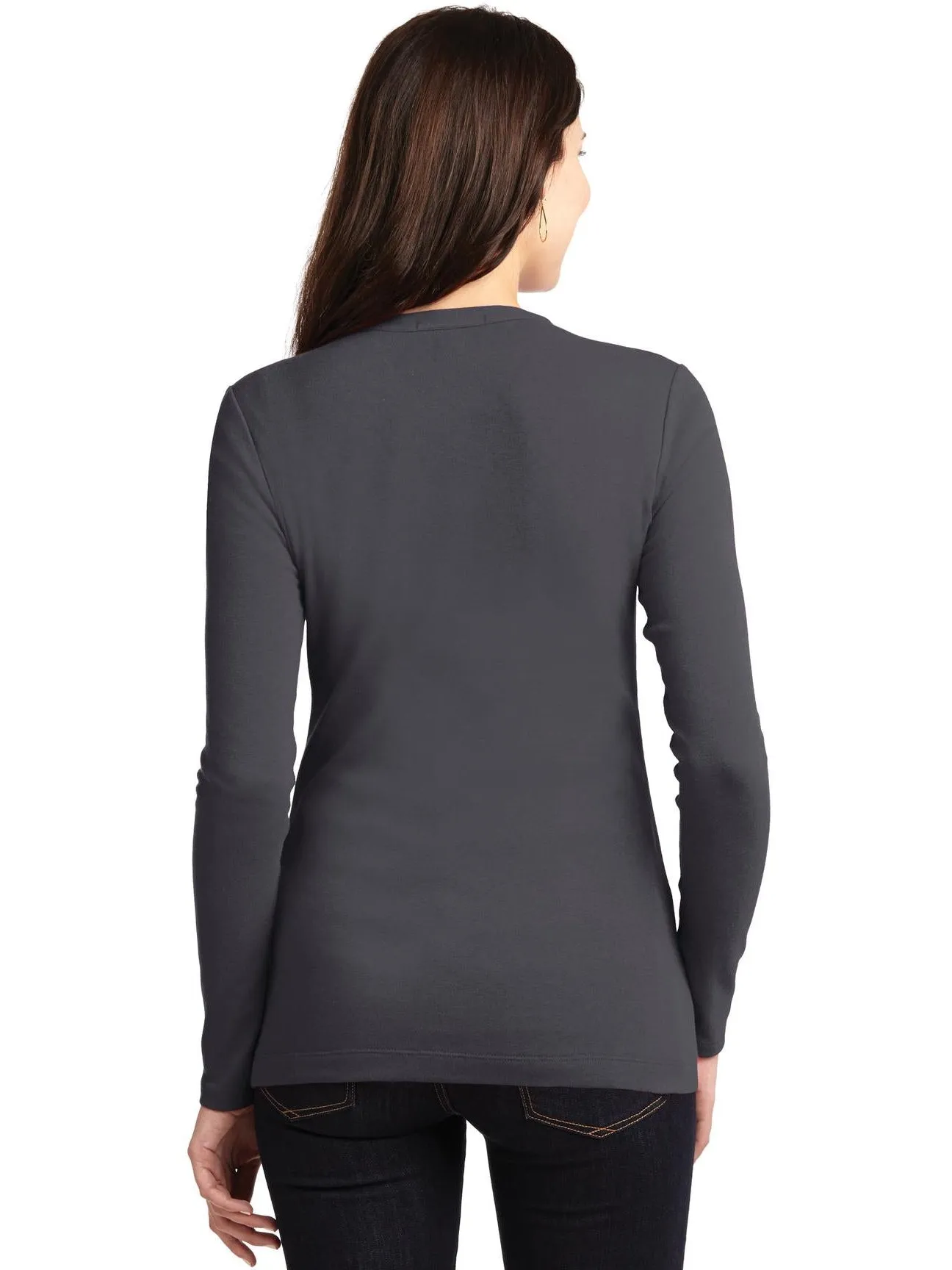 OUTLET-Port Authority Ladies Concept Stretch Button-Front Cardigan