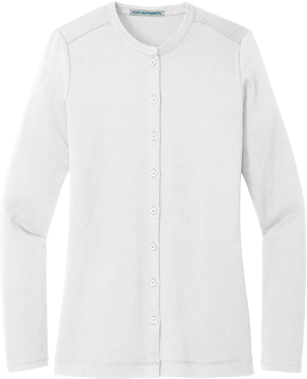 OUTLET-Port Authority Ladies Concept Stretch Button-Front Cardigan