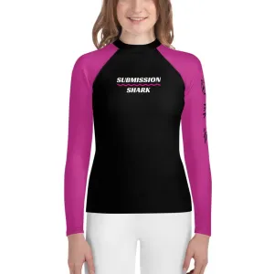 Pink SS Premium Standard ~ Youth Rash Guard